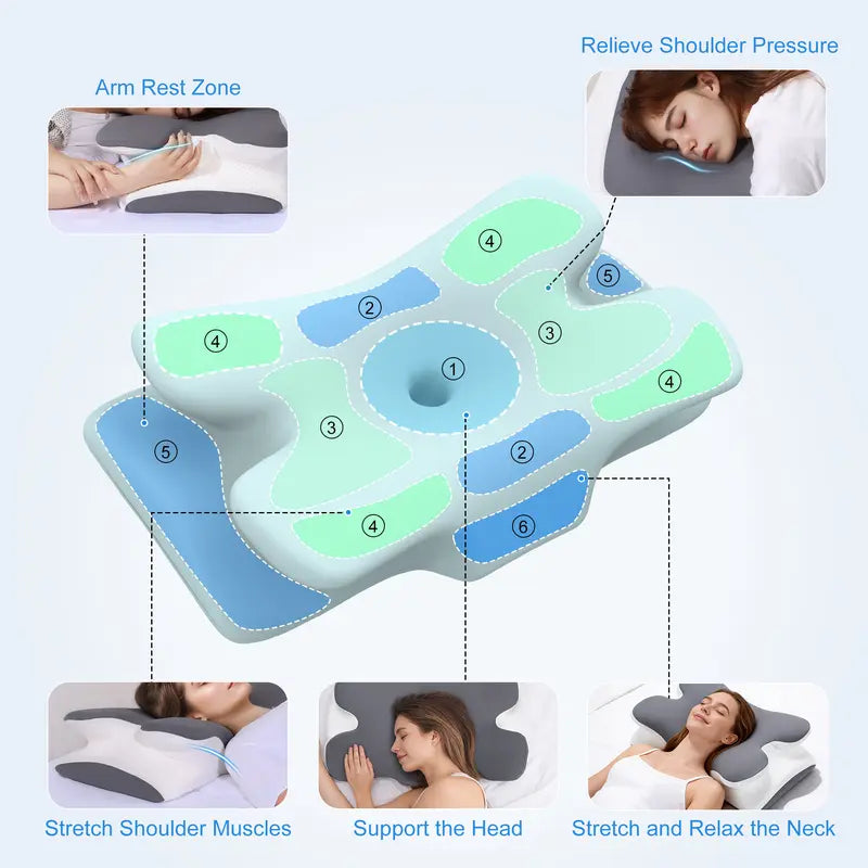 Neckfree™ Memory Foam Pillow