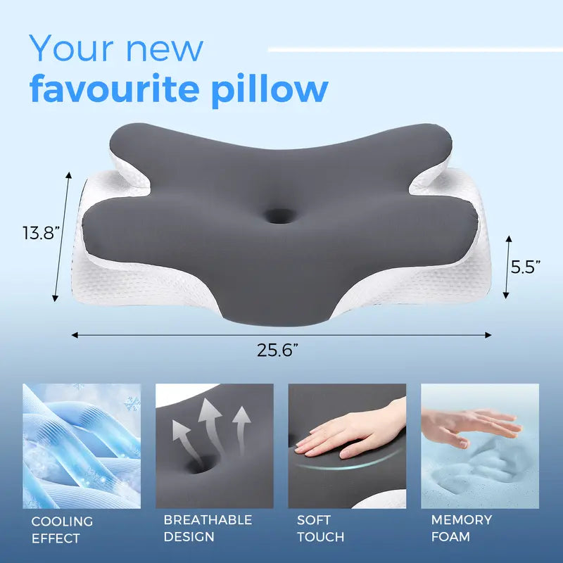 Neckfree™ Memory Foam Pillow