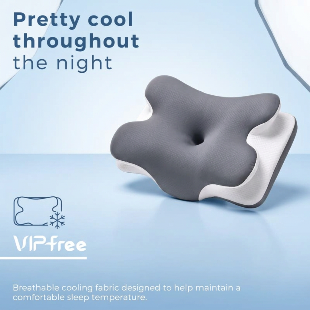 Neckfree™ Memory Foam Pillow